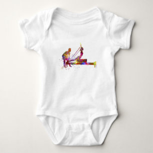 gymnastics exercise baby bodysuit