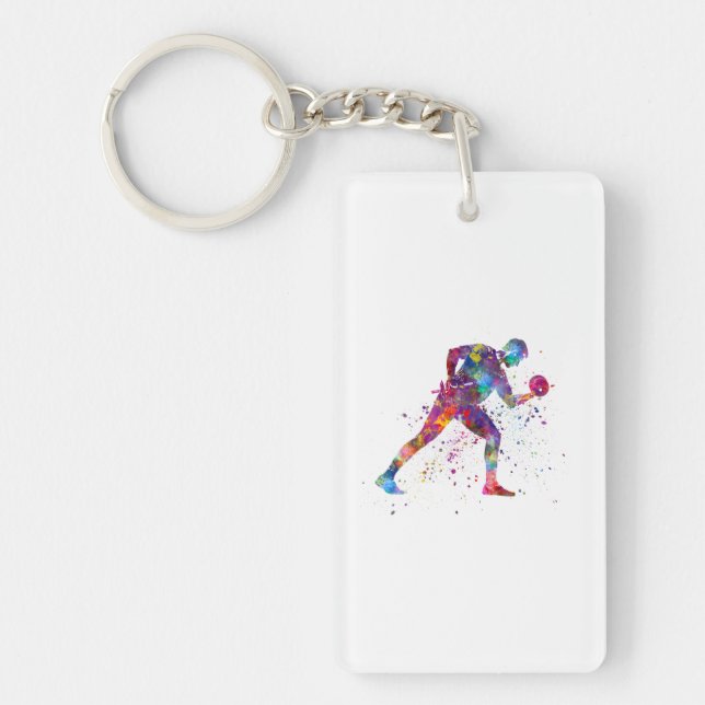 gymnastics exercise key ring (Front)