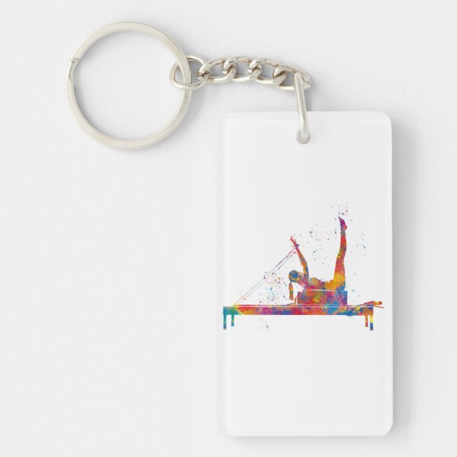 gymnastics exercise key ring (Front)