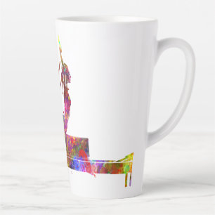 gymnastics exercise latte mug