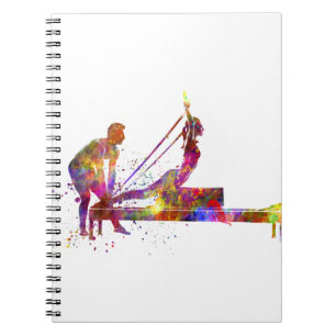 gymnastics exercise notebook