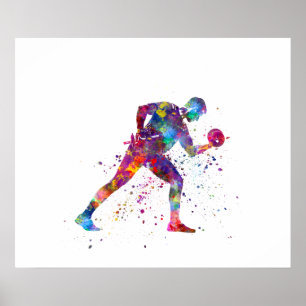 gymnastics exercise poster