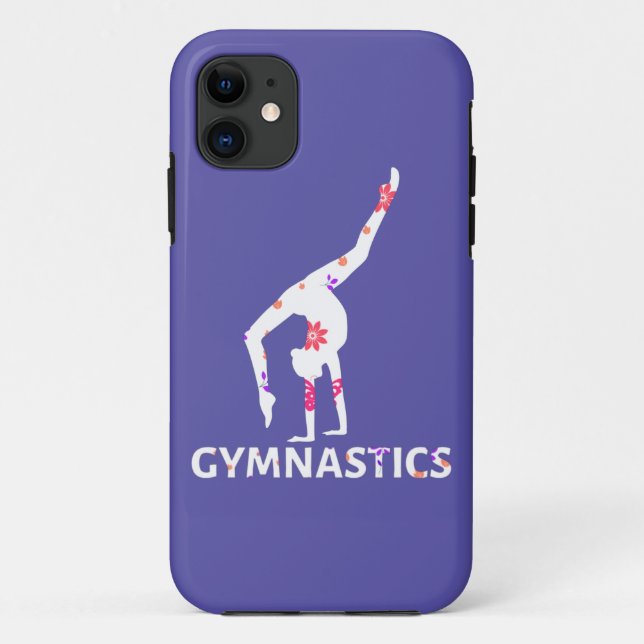 Gymnastics Flower Power Handstand   Case-Mate iPhone Case (Back)