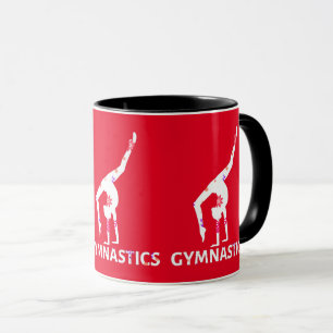 Gymnastics Flower Power Handstand   Mug