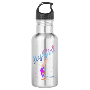 Gymnastics - Fly Girl Stainless Steel Water Bottle