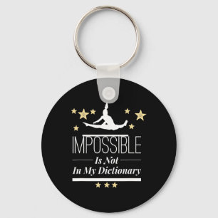 Gymnastics For Girls Clothes Gymnast Stuff Cheerle Key Ring