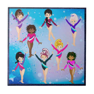 Gymnastics Friends: These Gymnast Look Like Us     Ceramic Tile