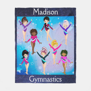 Gymnastics Friends: These Gymnast Look Like Us Fleece Blanket