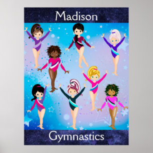 Gymnastics Friends: These Gymnast Look Like Us Poster