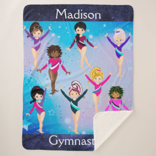 Gymnastics Friends: These Gymnast Look Like Us Sherpa Blanket