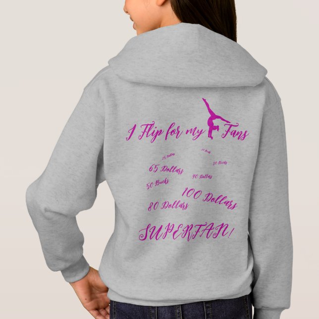 Gymnastics Fundraiser Hoodie (Back)