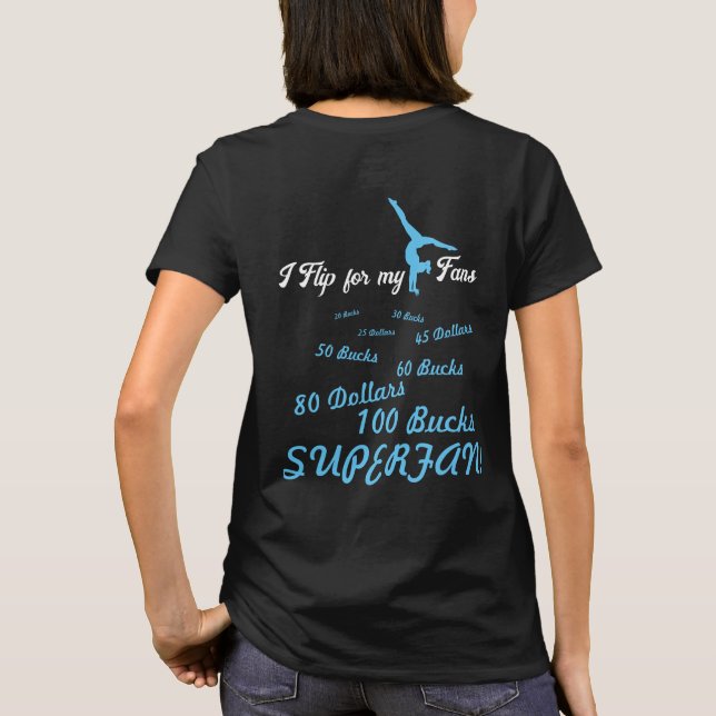 Gymnastics Fundraiser T-Shirt (Back)