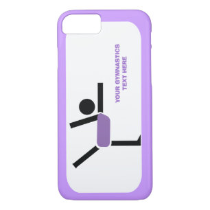 Gymnastics gifts, gymnastics performer custom iPhone 8/7 case