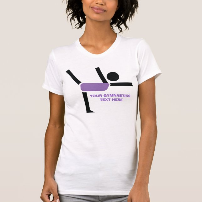 Gymnastics gifts, gymnastics performer custom T-Shirt (Front)
