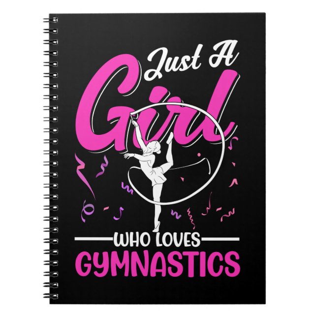 Gymnastics Girl Funny Acrobatic Girl Gymnast Notebook (Front)