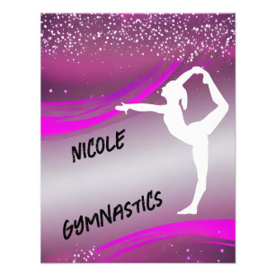 Rhythmic Gymnastics Silhouette Photo Print