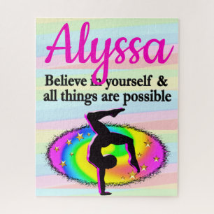 GYMNASTICS GOALS AND DREAMS JIGSAW PUZZLE
