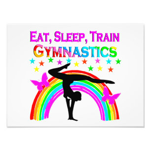GYMNASTICS GOALS AND DREAMS PHOTO PRINT