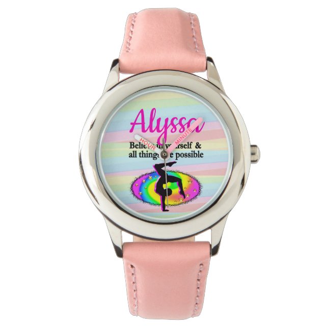 GYMNASTICS GOALS AND DREAMS WATCH (Front)