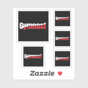 Gymnastics - Gymnast Abstract Word Art Swish