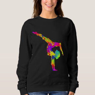 Gymnastics Gymnast Girls Women Kids Sweatshirt