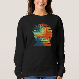 Gymnastics Gymnast Men Women Kids Cool Sport Retro Sweatshirt