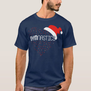 Gymnastics Gymnastics Santa Hat Xmas T-Shirt