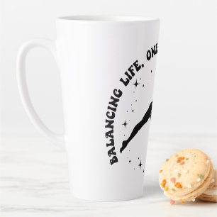Gymnastics Home Decor for Balanced Living Latte Mug
