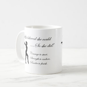 Gymnastics Inspirational Quote Coffee Mug