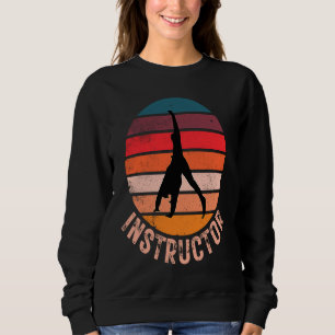 Gymnastics Instructor Vintage Retro Style Personal Sweatshirt