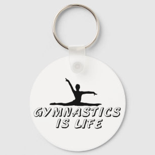 Gymnastics is Life Key Ring