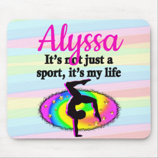 GYMNASTICS IS MY LIFE MOUSE PAD