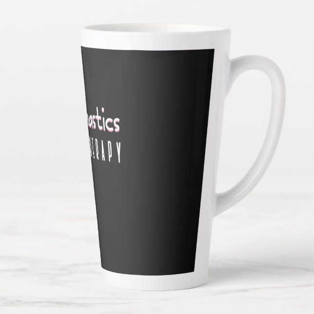 Gymnastics Is My Therapy Latte Mug (Right)
