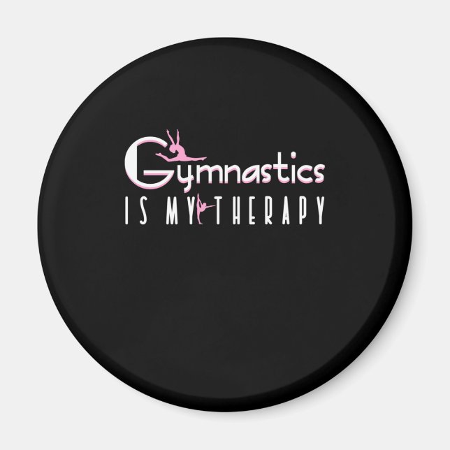 Gymnastics Is My Therapy Magnet (Front)