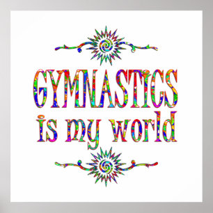 Gymnastics is My World Poster