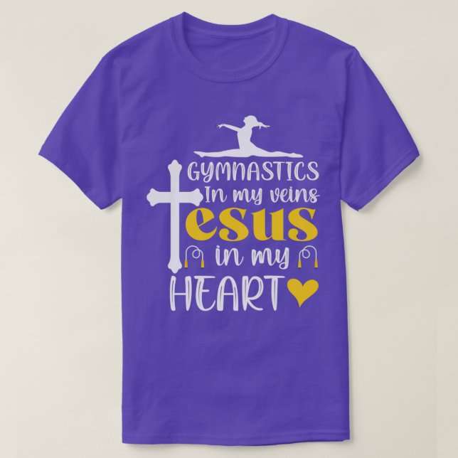 Gymnastics Jesus Gymnast 1 T-Shirt (Design Front)