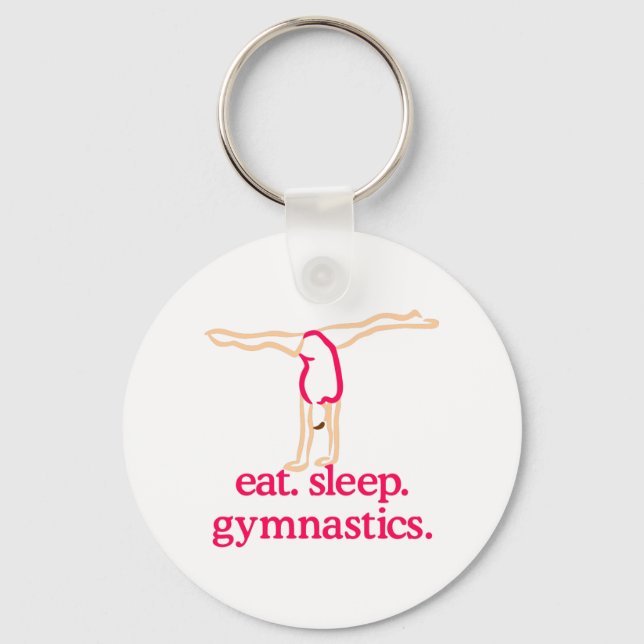 Gymnastics Key Ring (Front)
