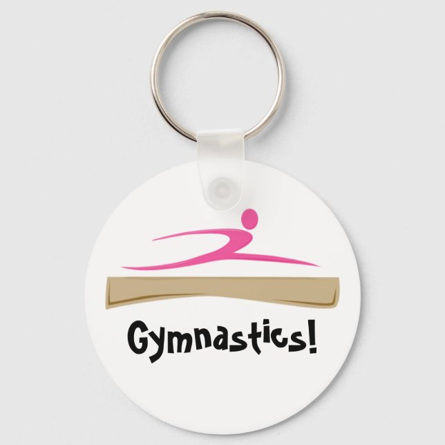 Gymnastics! Keychain (Front)