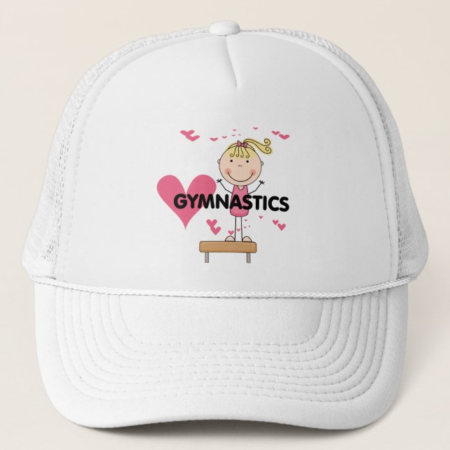 GYMNASTICS - Love Gymnastics Tshirts and Gifts Trucker Hat (Front)