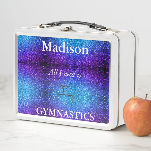 GYMNASTICS LUNCHBOX PERSONALIZED FOR GIRLS (In Situ)