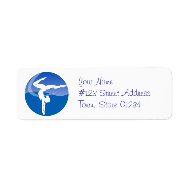 Gymnastics Mailing Labels (Front)