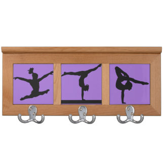 Gymnastics medal display coat rack