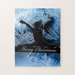 Gymnastics "Merry Christmas" Frozen Jigsaw Puzzle