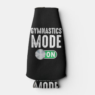 Gymnastics Mode On Cool Gymnast Athlete Bottle Cooler