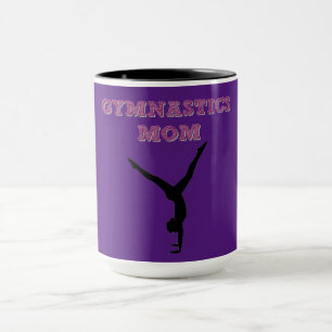 GYMNASTICS MOM coffee mug. Mug