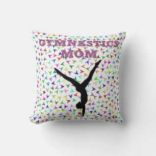 Gymnastics MOM throw pillow. Cushion