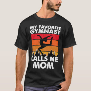 Gymnastics Mom Women Gymnast Dance Retro Vintage M T-Shirt