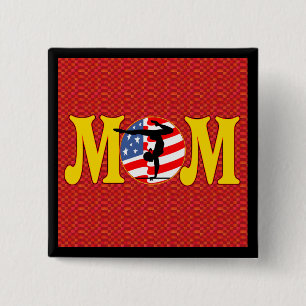 Gymnastics Mum Buttons