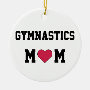 Gymnastics Mum Ceramic Tree Decoration