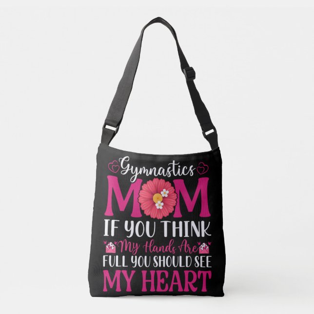 Gymnastics Mum Crossbody Bag (Front)